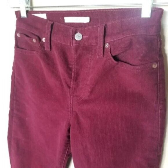 Levi's Wedgie Straight Leg Cord Potent Corduroy 26 - Picture 12 of 16
